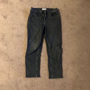 Everlane Cheeky Straight Jean in washed black